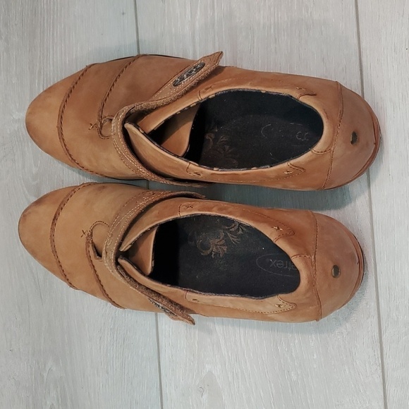 Aetrex Womens Corinne monk strap Leather Mary Jane Ankle Leather shoes sz 11 - Picture 7 of 13